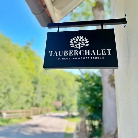 Tatil Evi Tauberchalet I Whirlpool, Sauna, & Detoxvibes I Privates Boutiquechalet Fuer Bis 6 Personen Rothenburg ob der Tauber